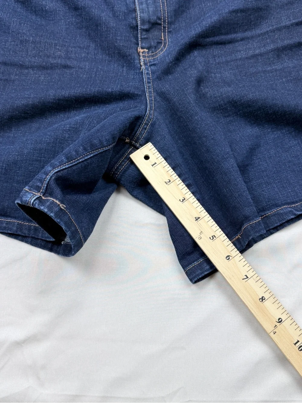 Maurices Dark Blue Denim Jean Shorts